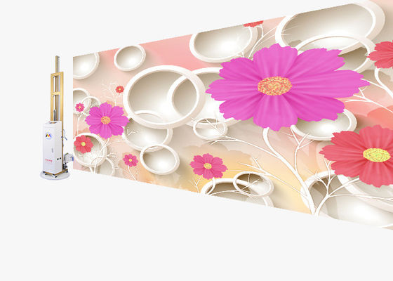 62kg 720x2880Dpi Vertical Printer Wall Decor, Mesin Lukisan Dinding Otomatis