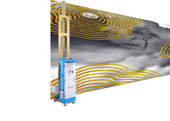 2880dpi Digital Wall Printing Machine Efek 3d Untuk Cuaca Dingin
