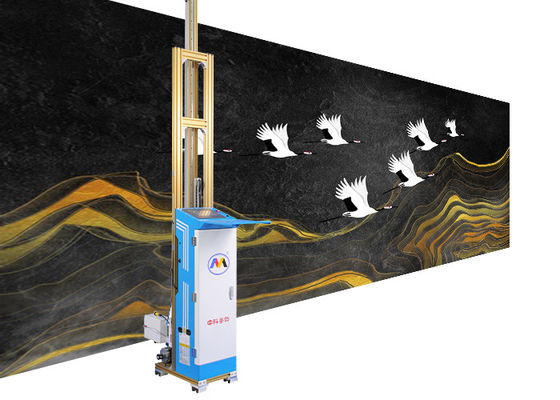 Rail Liftable 3d Wall Printer, Mesin Pengecatan Gambar Dinding Otomatis