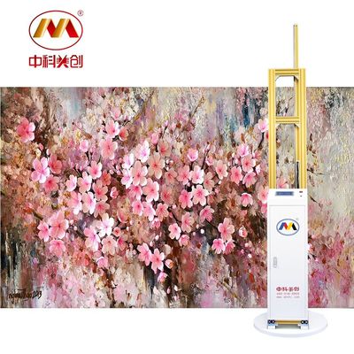 1,8m Tinggi Cetak Bersih Printer Dinding Vertikal Inkjet 3d 2880dpi