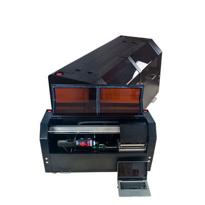 Lampu UV LED CMYKW Botol Label Printer Printhead Pembersihan Otomatis USB 3.0 720 - 1220 Dpi