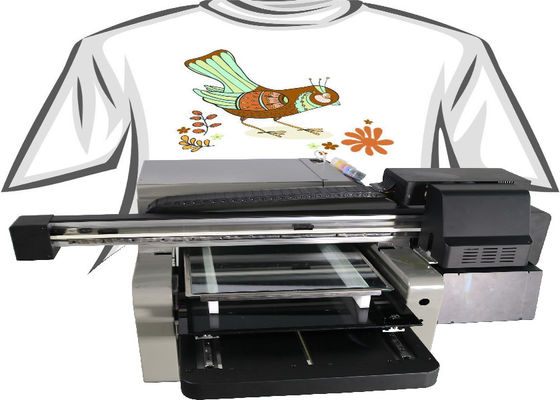110v Kecil CMYKW 5 Warna Usb Flatbed Digital Printer