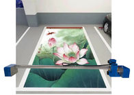 Cmykw 5 Warna Tinta Uv Multifungsi Flatbed Printer Untuk Ruang Parkir Lantai Tanah Cetak