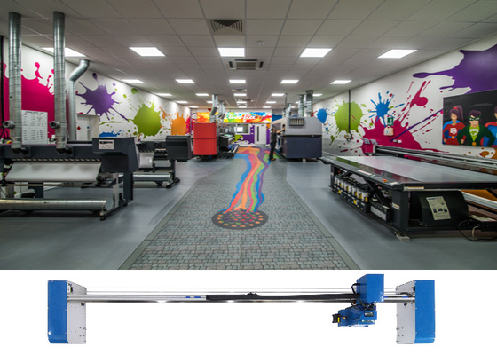 Smart 2 Print Heads 720 Dpi Uv Digital Flatbed Printing Machine Pembersihan Otomatis